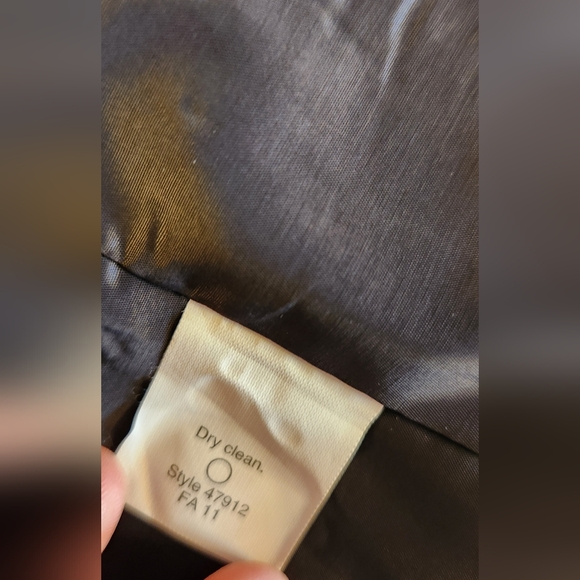 J. CREW Wool Blazer Size 0 Dark Gray Evergreen - Picture 6 of 9